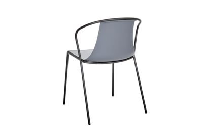 Kasia chaise de table Gris/noir