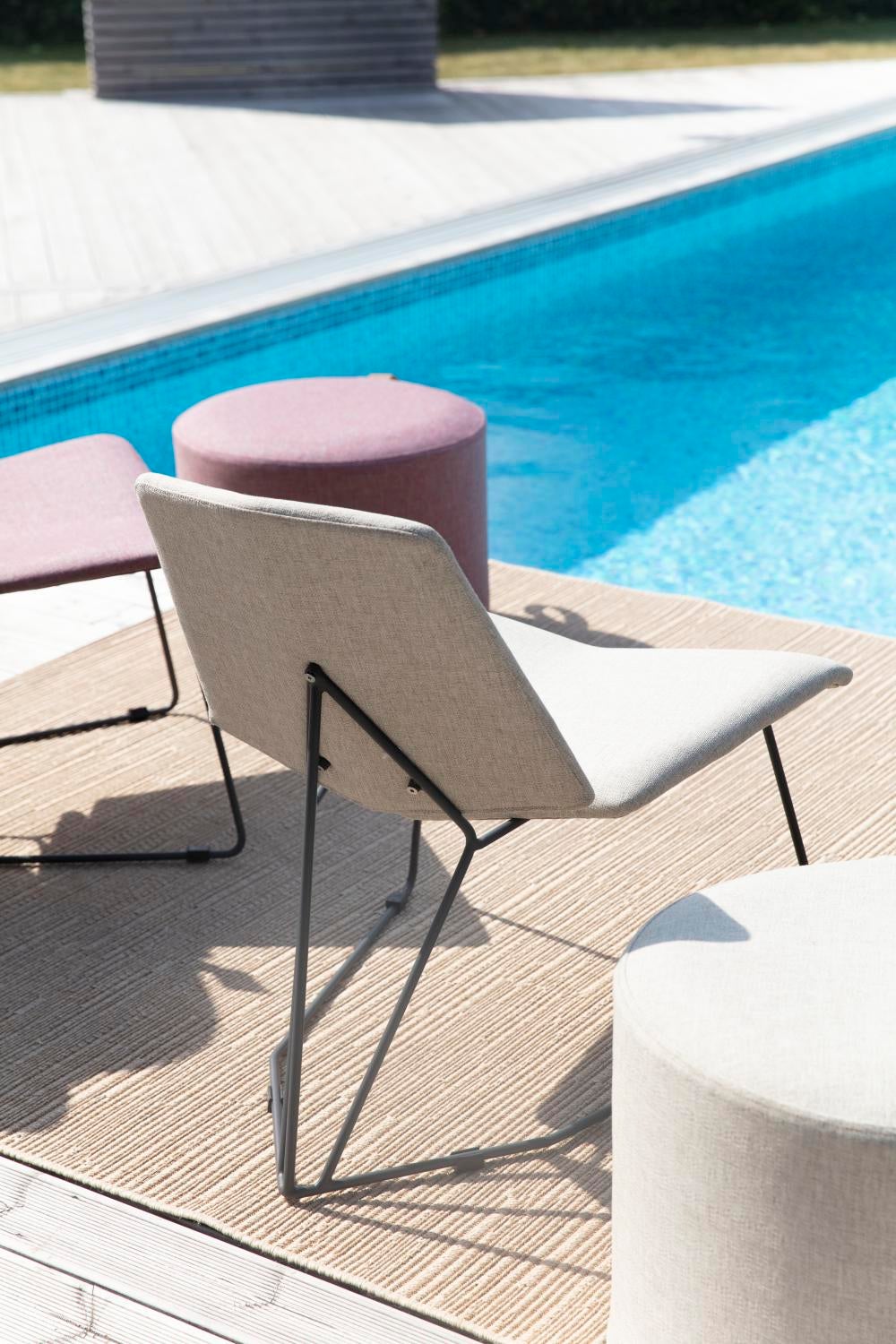 Pollux fauteuil Anthracite/Sand