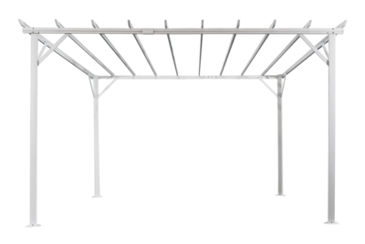 Piode pergola Blanc/gris