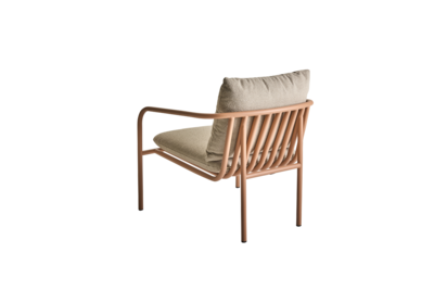 Bendt fauteuil Peach/Teddy Beige