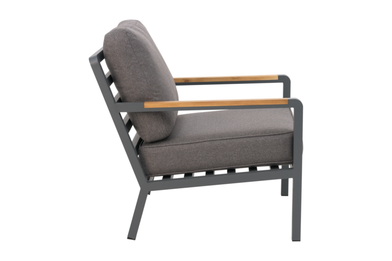 Nova salon de jardin Anthracite/Soft Dawn