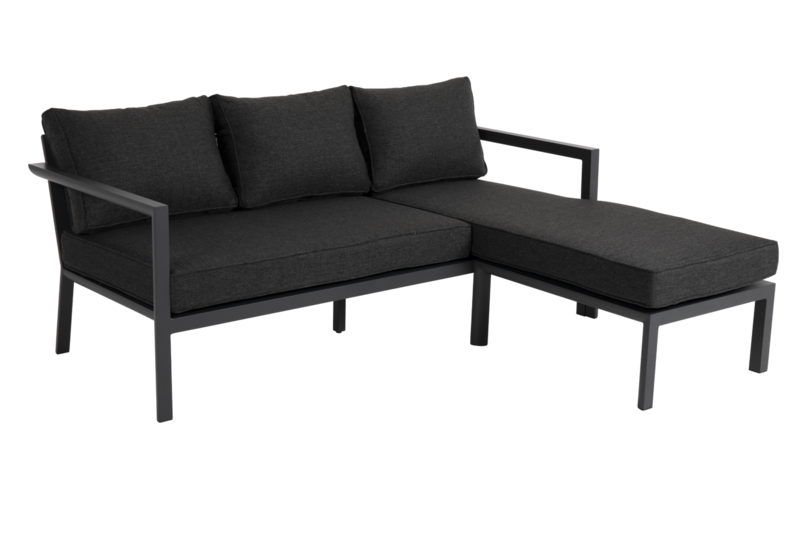 Delia divan Anthracite/gris