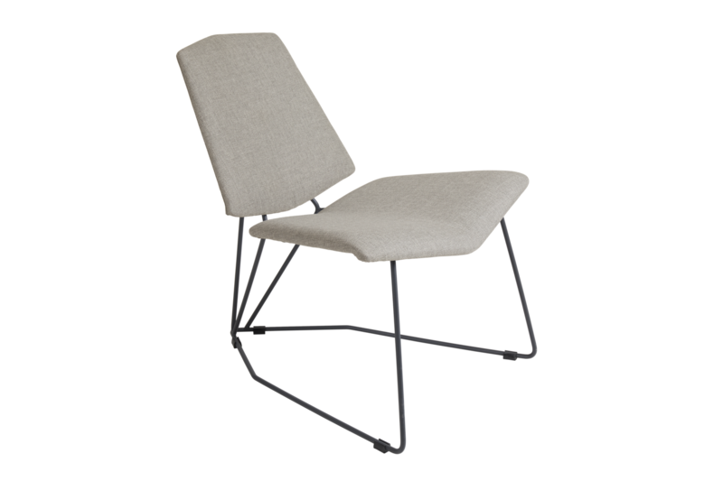 Pollux fauteuil Anthracite/Sand