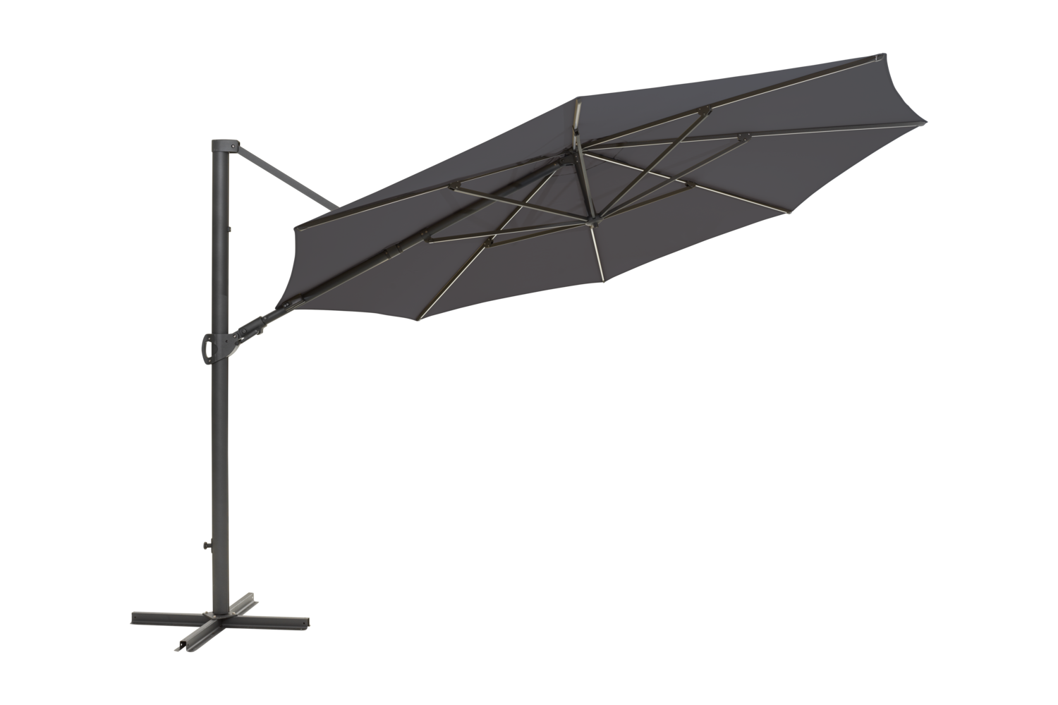 Cilento parasol Anthracite/Gris