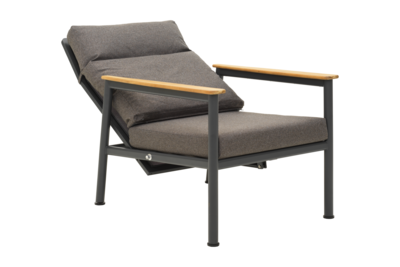 Gordon fauteuil Anthracite/Soft Dawn