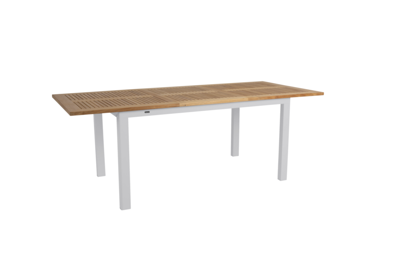 Lyon table à manger Light Grey/Teak