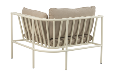 Collier angle Pearl White/Teddy Beige