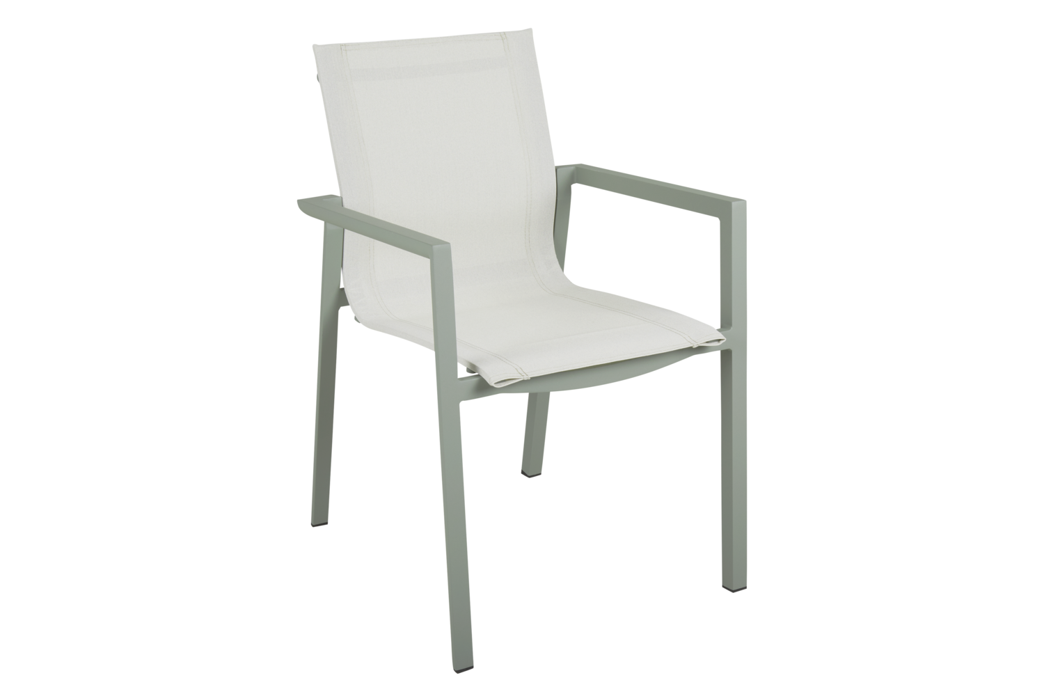 Delia fauteuil Dustygreen_Offwhite