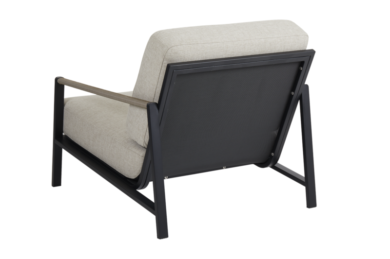 Lyra fauteuil Noir/Sand