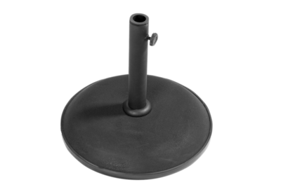 Brage pied de parasol, 35 kg Noir