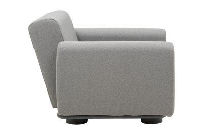 Bolster fauteuil Anthracite/Teddy Grey