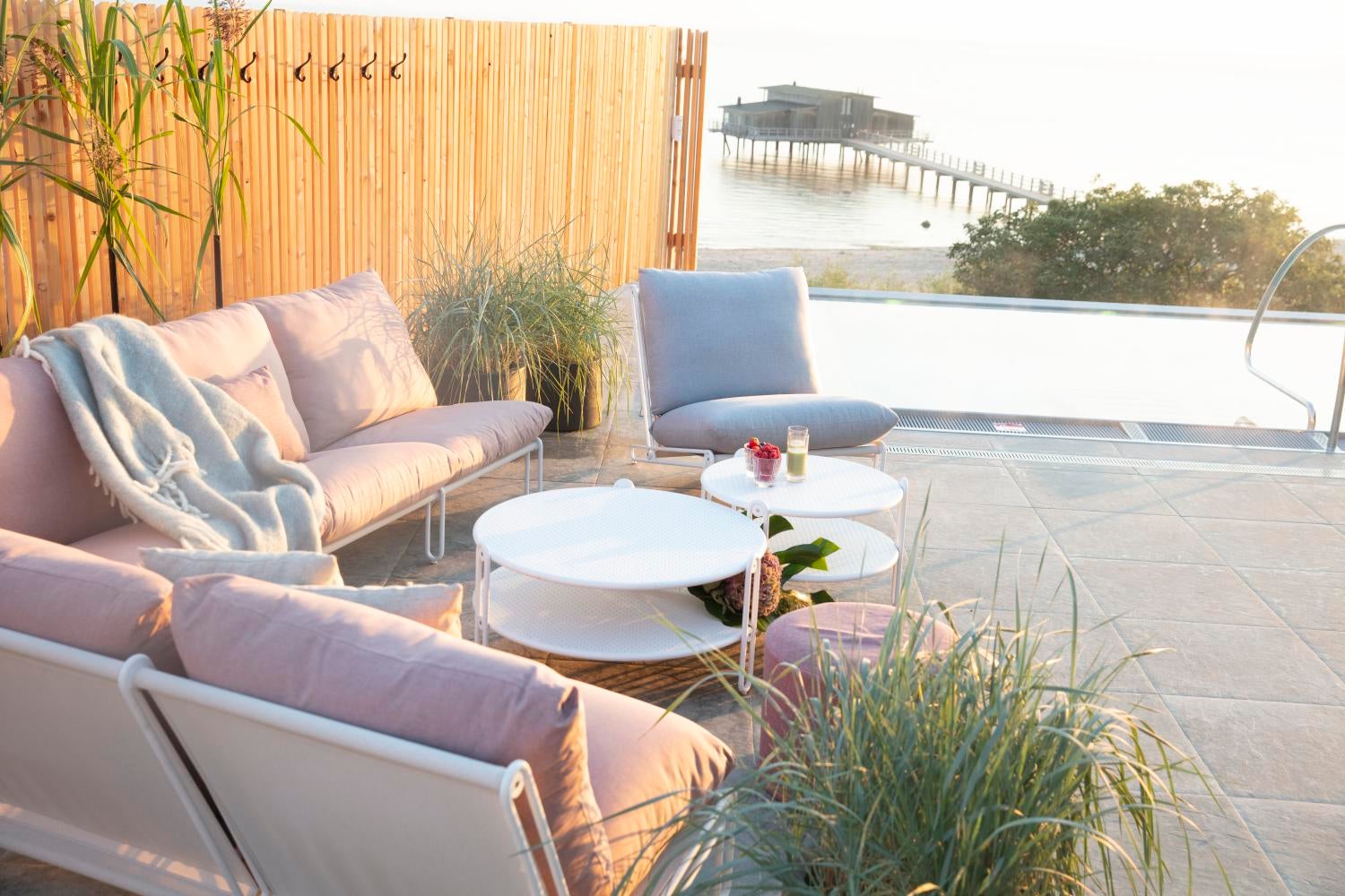 Blixt table salon Blanc