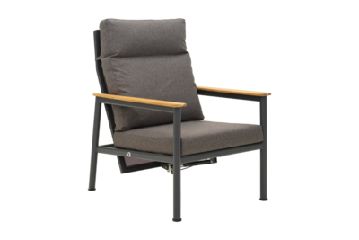 Gordon fauteuil Anthracite/Soft Dawn