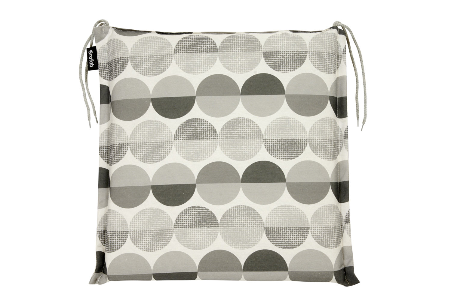 Naxos coussin de chaise Gris