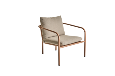 Bendt fauteuil Peach/Teddy Beige