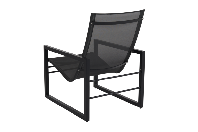 Vevi fauteuil Noir/noir