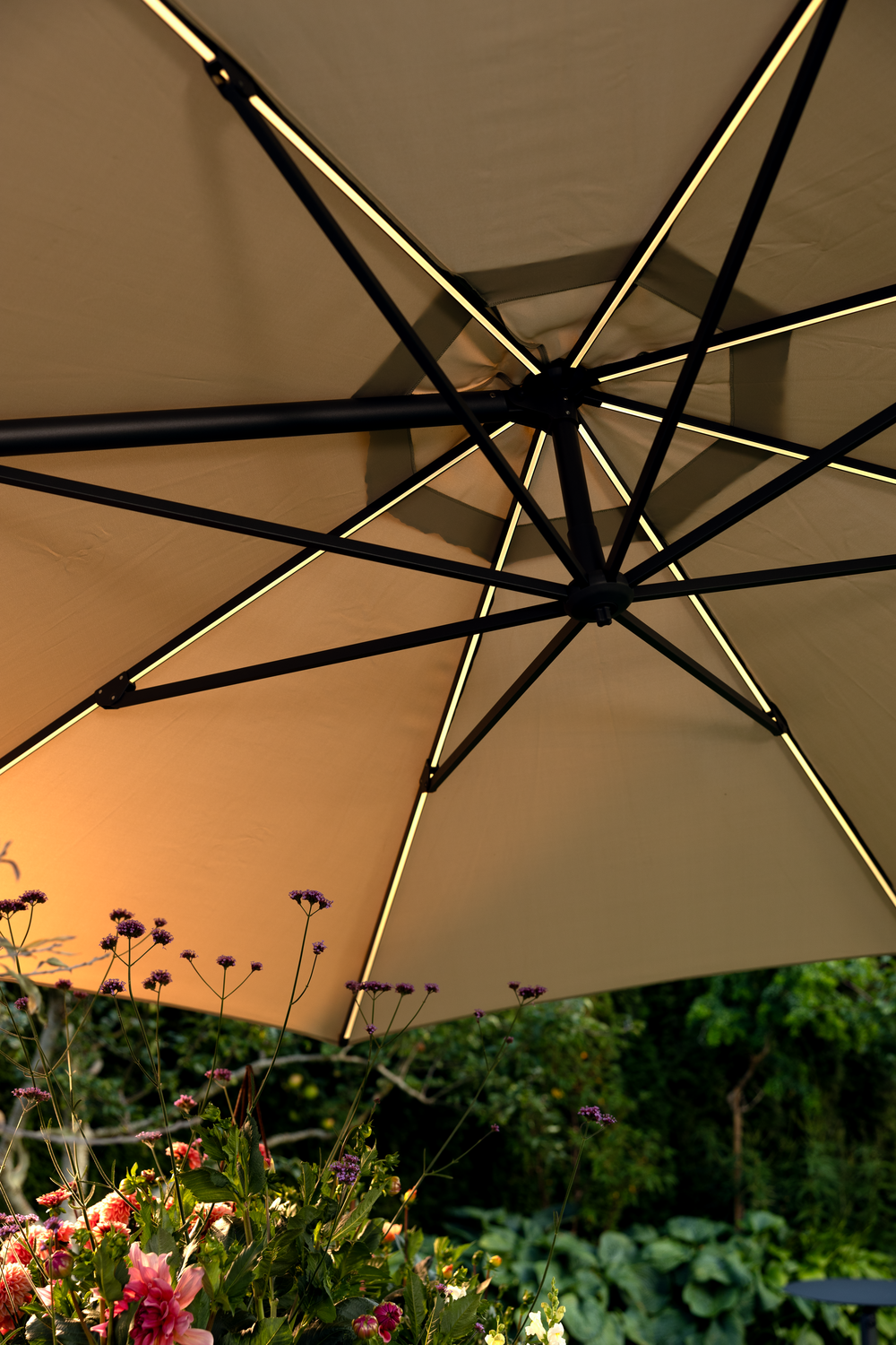 Cilento parasol Light Grey/Khaki
