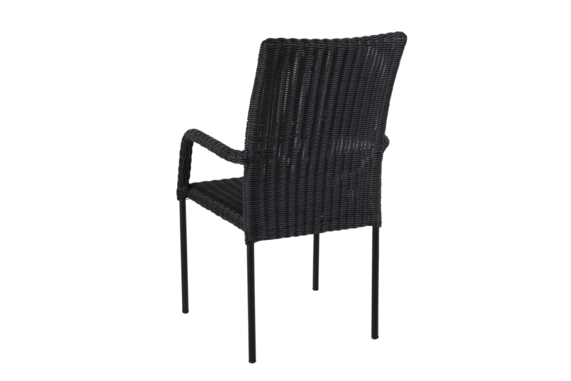 Nypon fauteuil Noir/noir