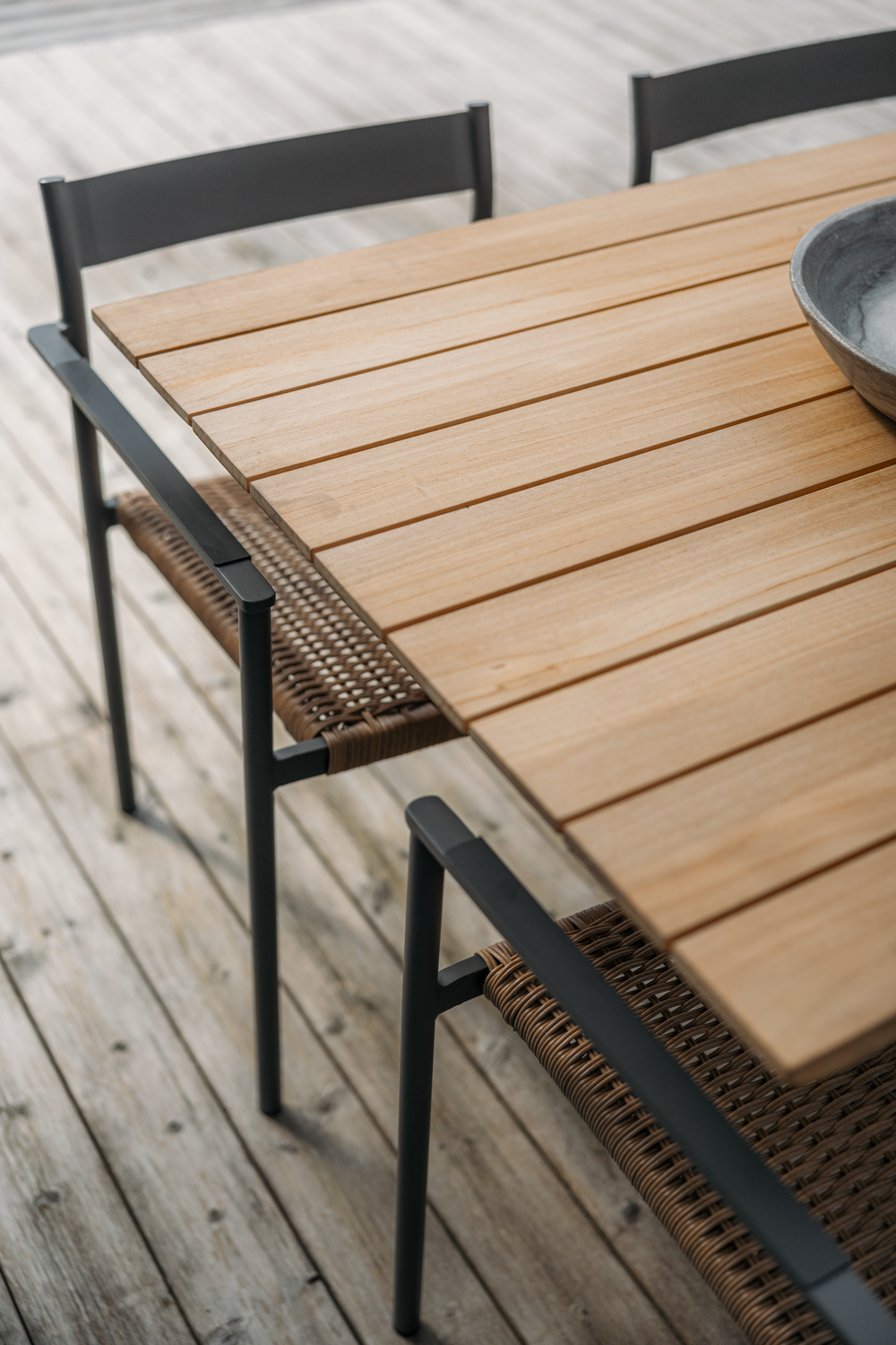 DK chaise de table Antracit/Natur