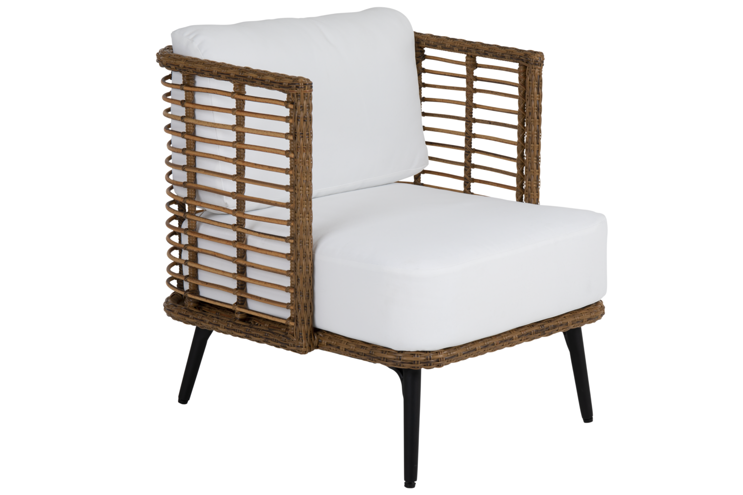 Covelo fauteuil Couleur naturelle/blanc