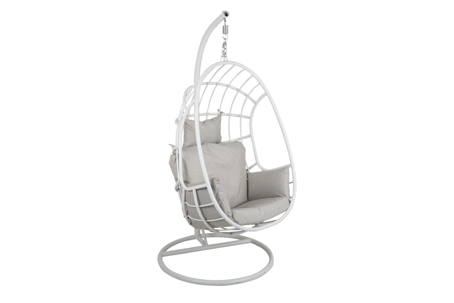 Palo fauteuil suspendu Blanc/Pearl grey