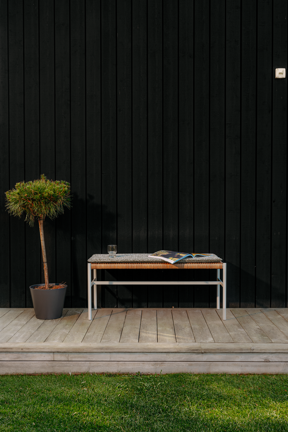 DK banc Light Grey/Natur