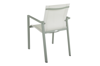 Delia fauteuil Dustygreen_Offwhite