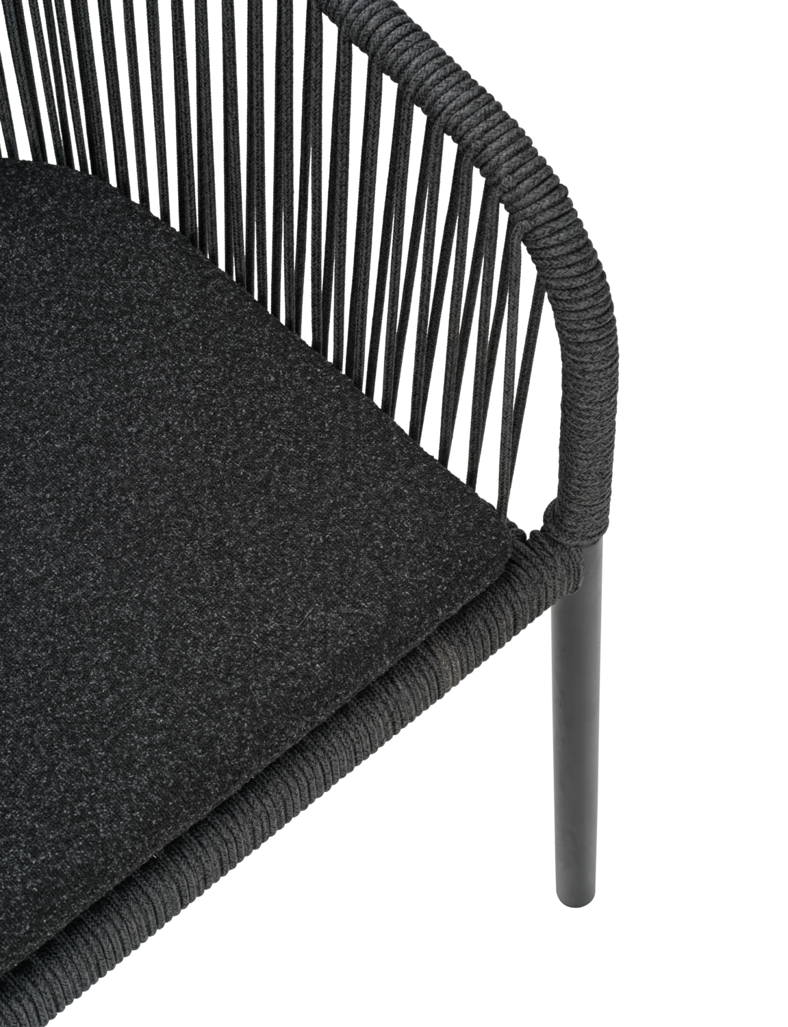 Delta fauteuil Noir/Teddy Black