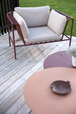 Collier fauteuil Zin Red/Teddy Beige