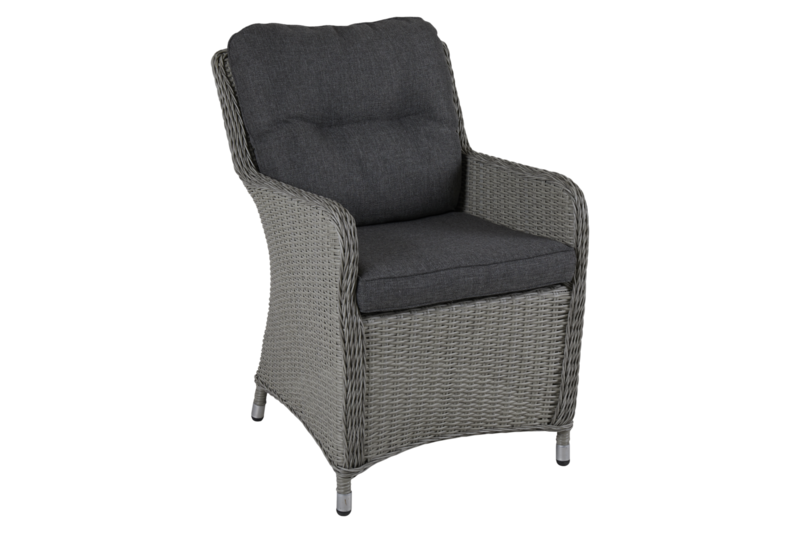 Hornbrook chaise de table Gris/gris