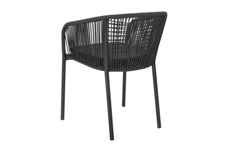 Delta fauteuil Noir/Teddy Black