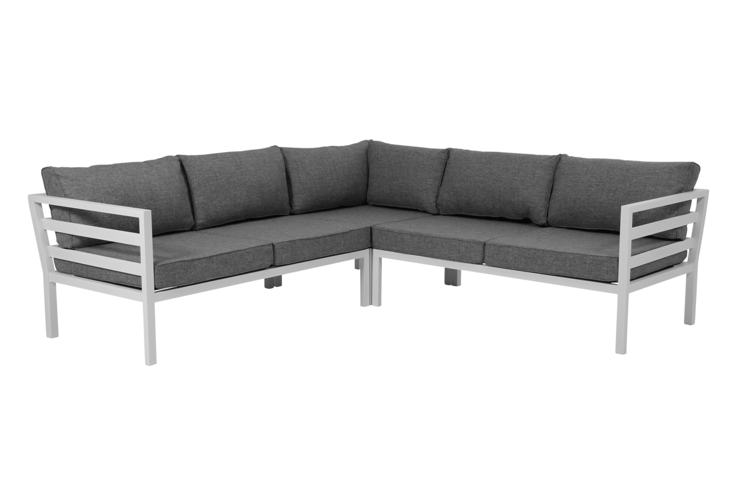 Weldon salon de jardin Blanc/Gris