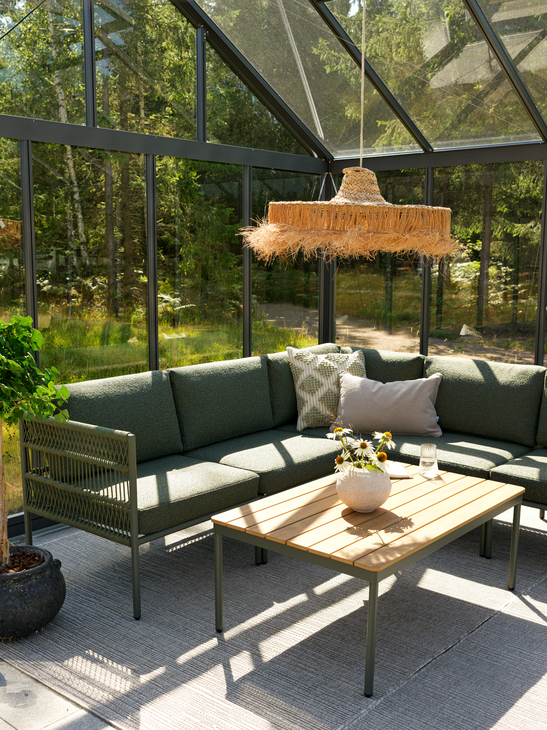 Reno angle Nordic Green / Raw Avocado