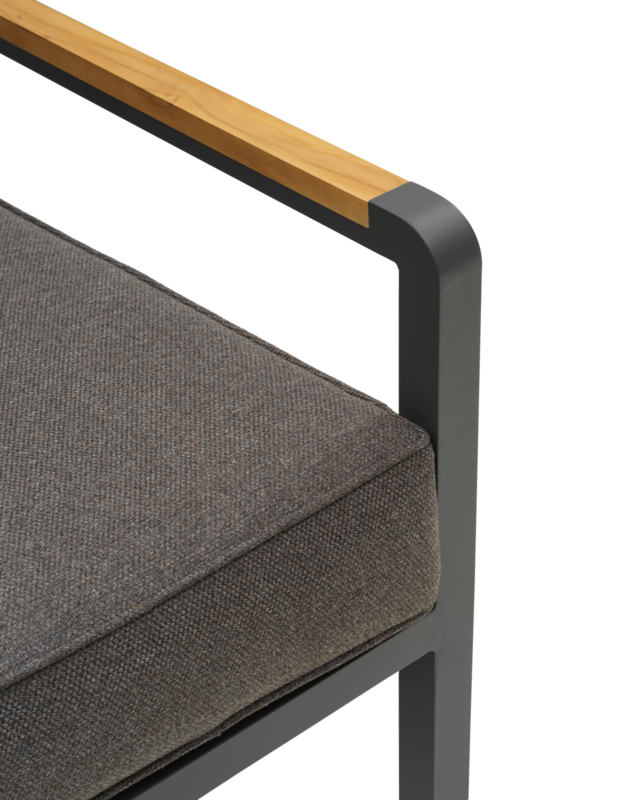 Nova salon de jardin Anthracite/Soft Dawn