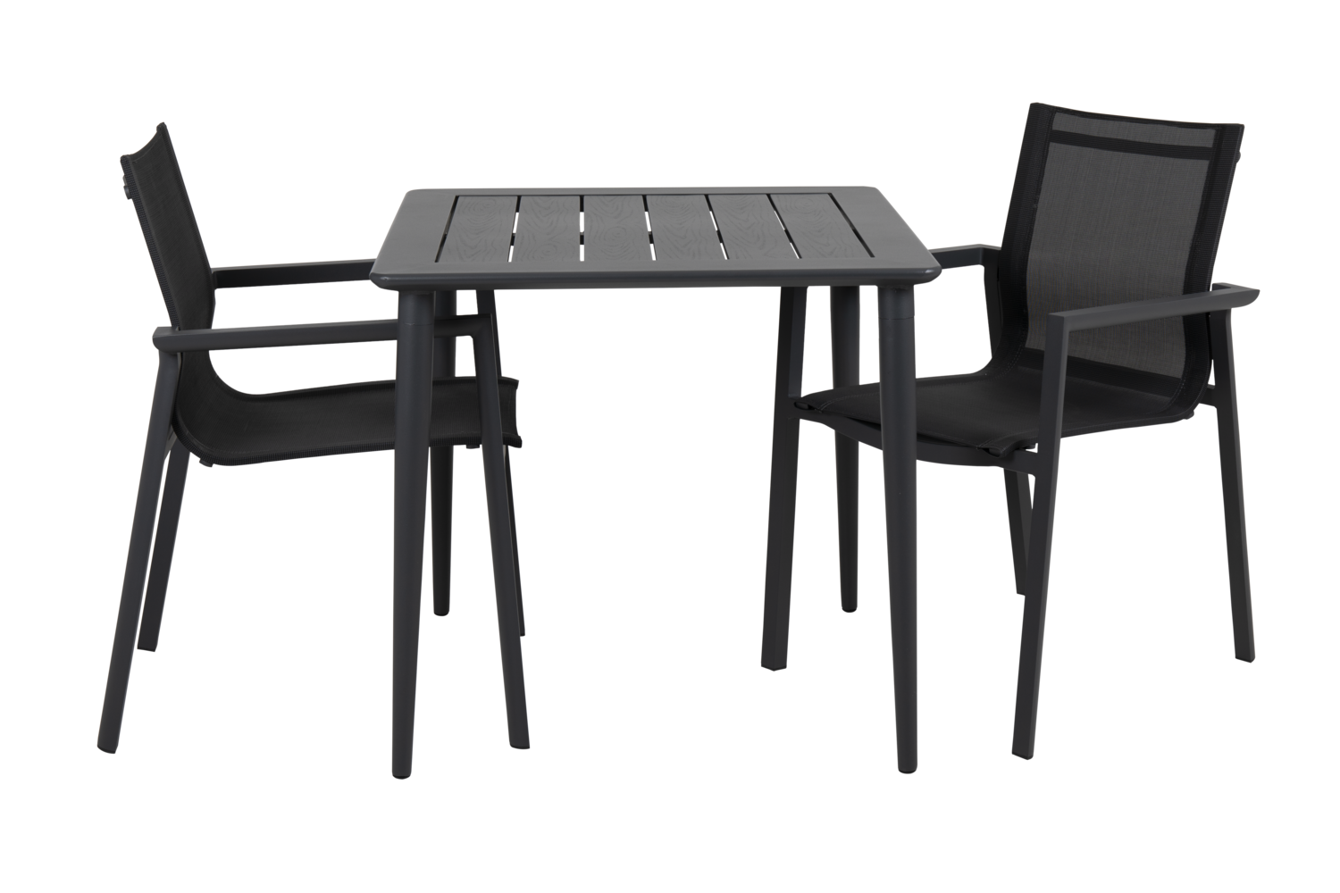 Delia fauteuil Anthracite/Noir