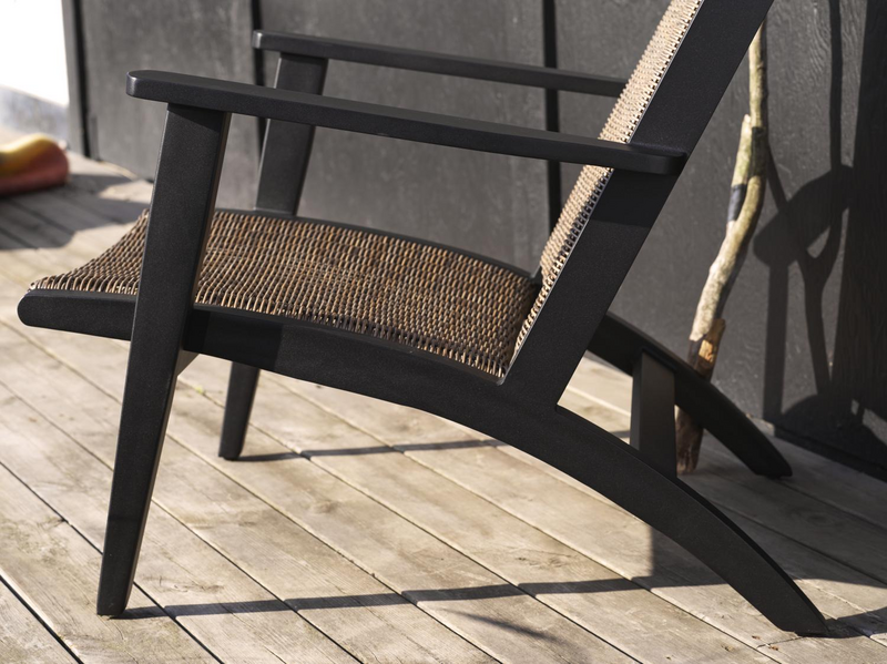 Kira fauteuil lounge Black_rustic