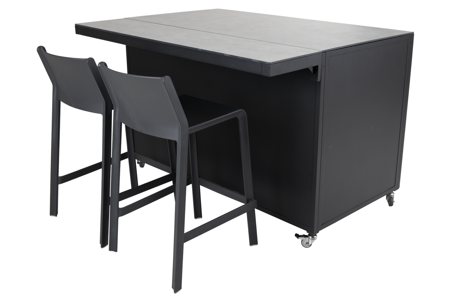 Fornax étagère Noir/gris