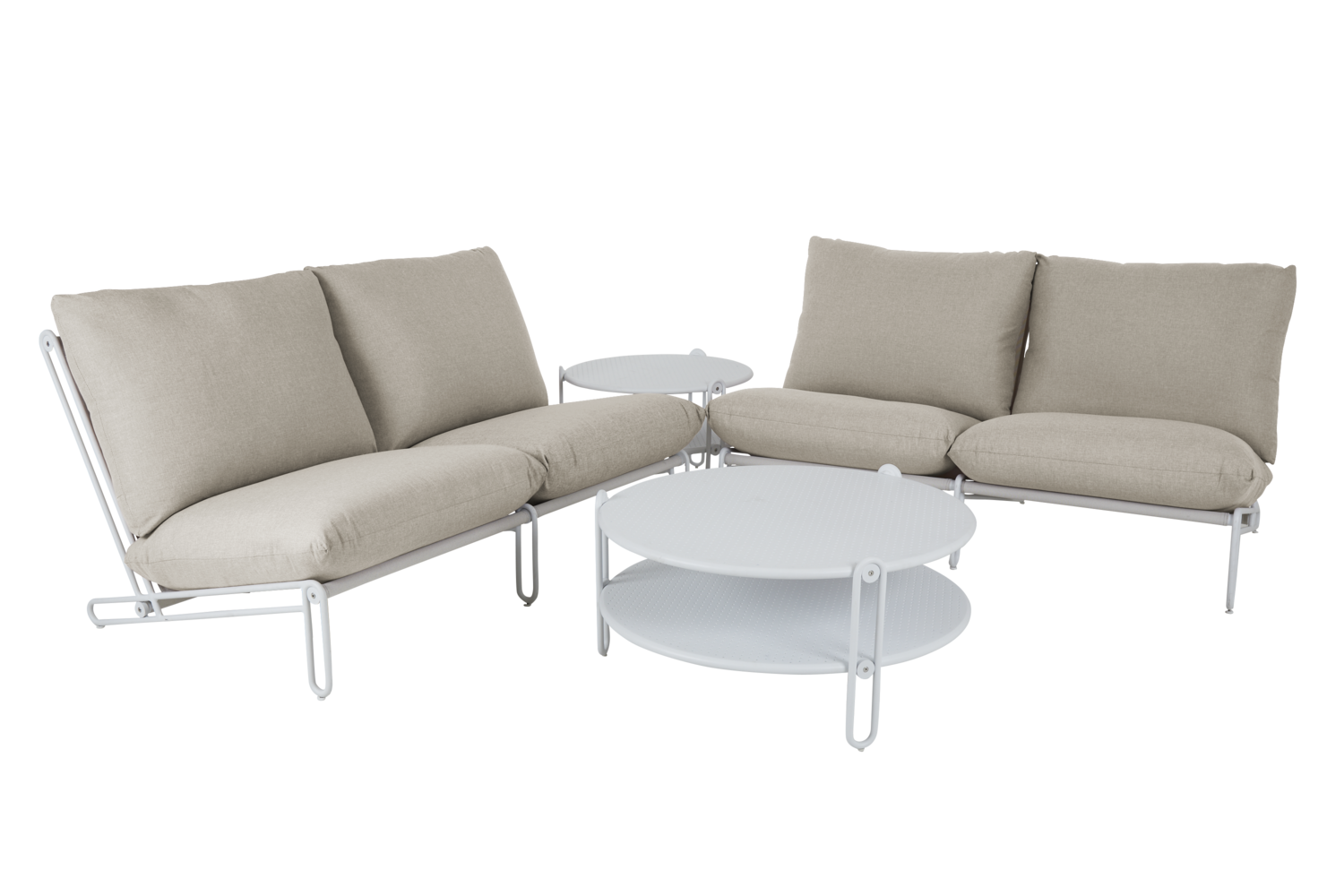 Blixt table salon Blanc