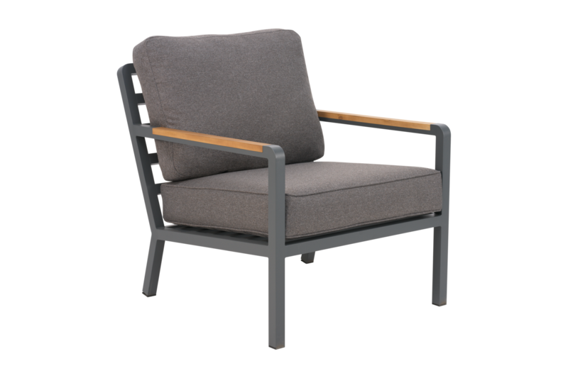 Nova salon de jardin Anthracite/Soft Dawn