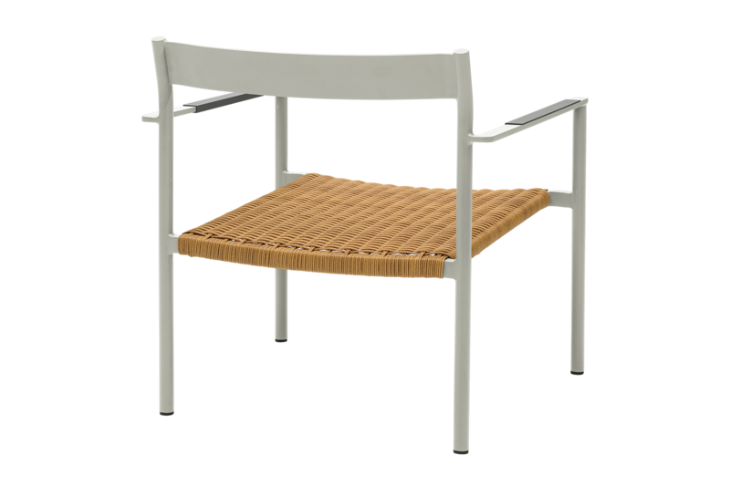 DK fauteuil lounge Light Grey/Natur