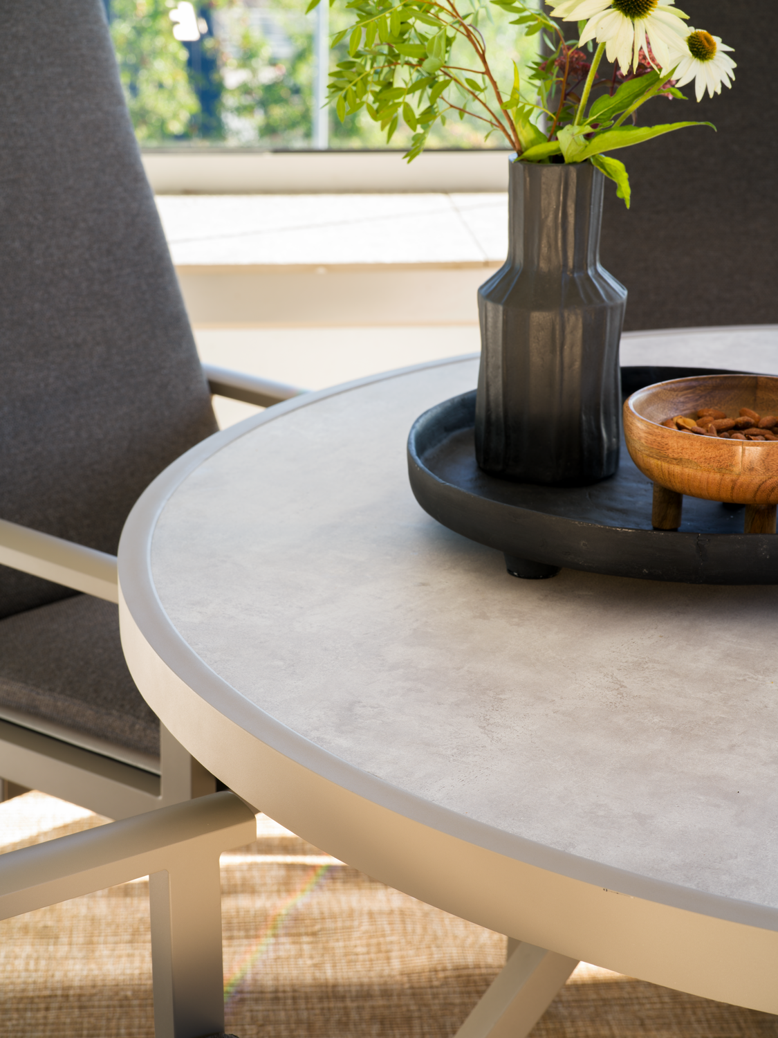 Samvaro table à manger Khaki/Sand