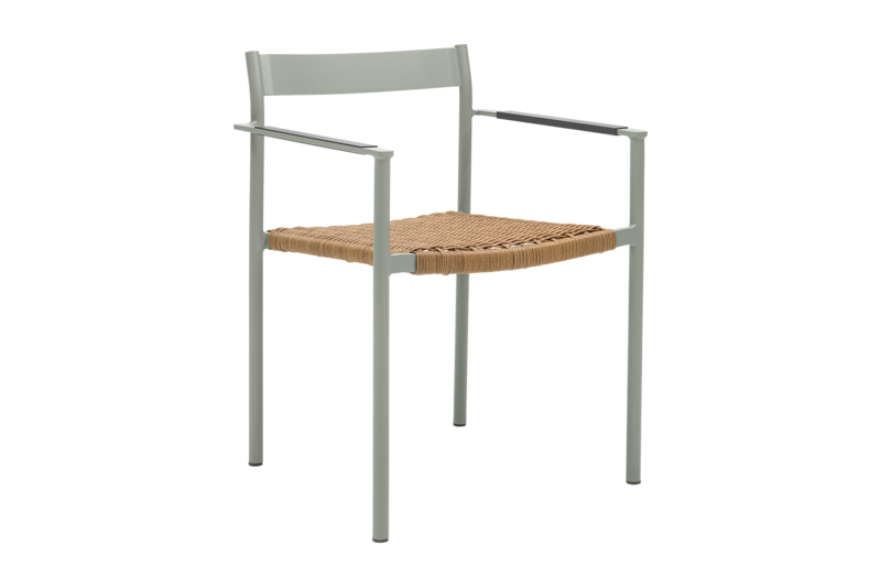 DK chaise de table Light Grey/Natur