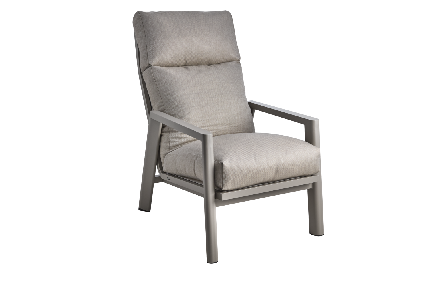 Slide fauteuil avec dossier réglable Khaki/Tawny