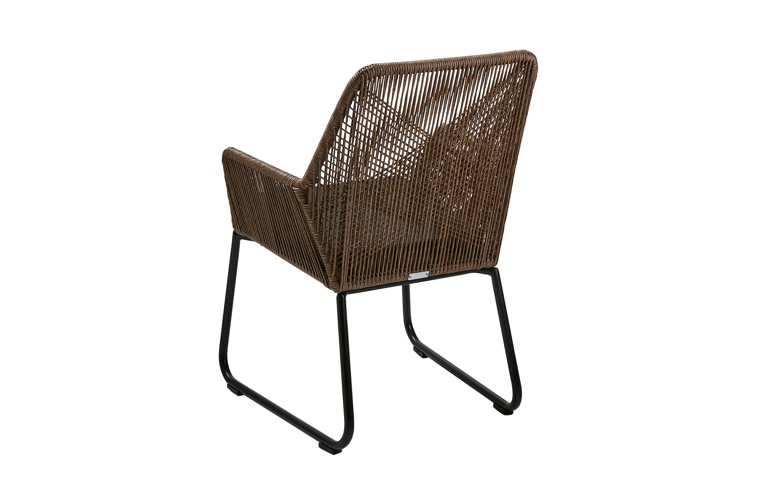 Midway fauteuil Couleur naturelle/noir