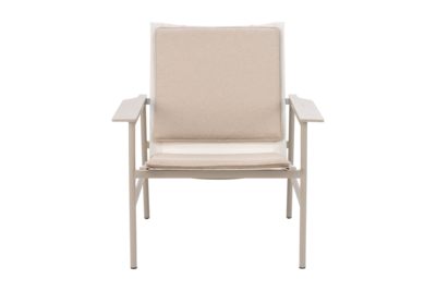 Soro fauteuil lounge Khaki/Teddy Beige