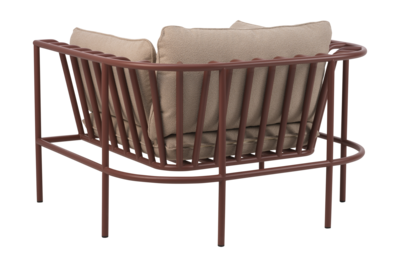 Collier fauteuil Zin Red/Teddy Beige