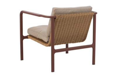 Motty fauteuil Zin Red/Teddy Beige