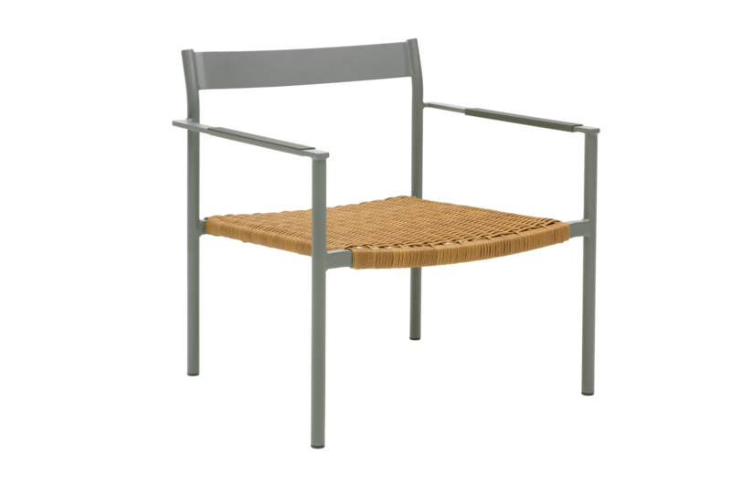DK fauteuil lounge Dusty Green/Natur