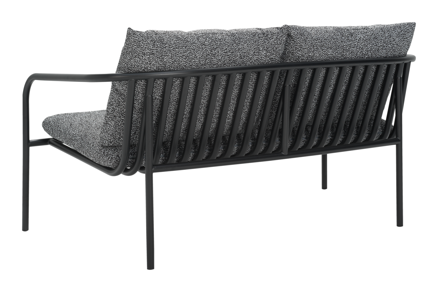 Bendt Canapé 2 places Noir/Teddy Ant