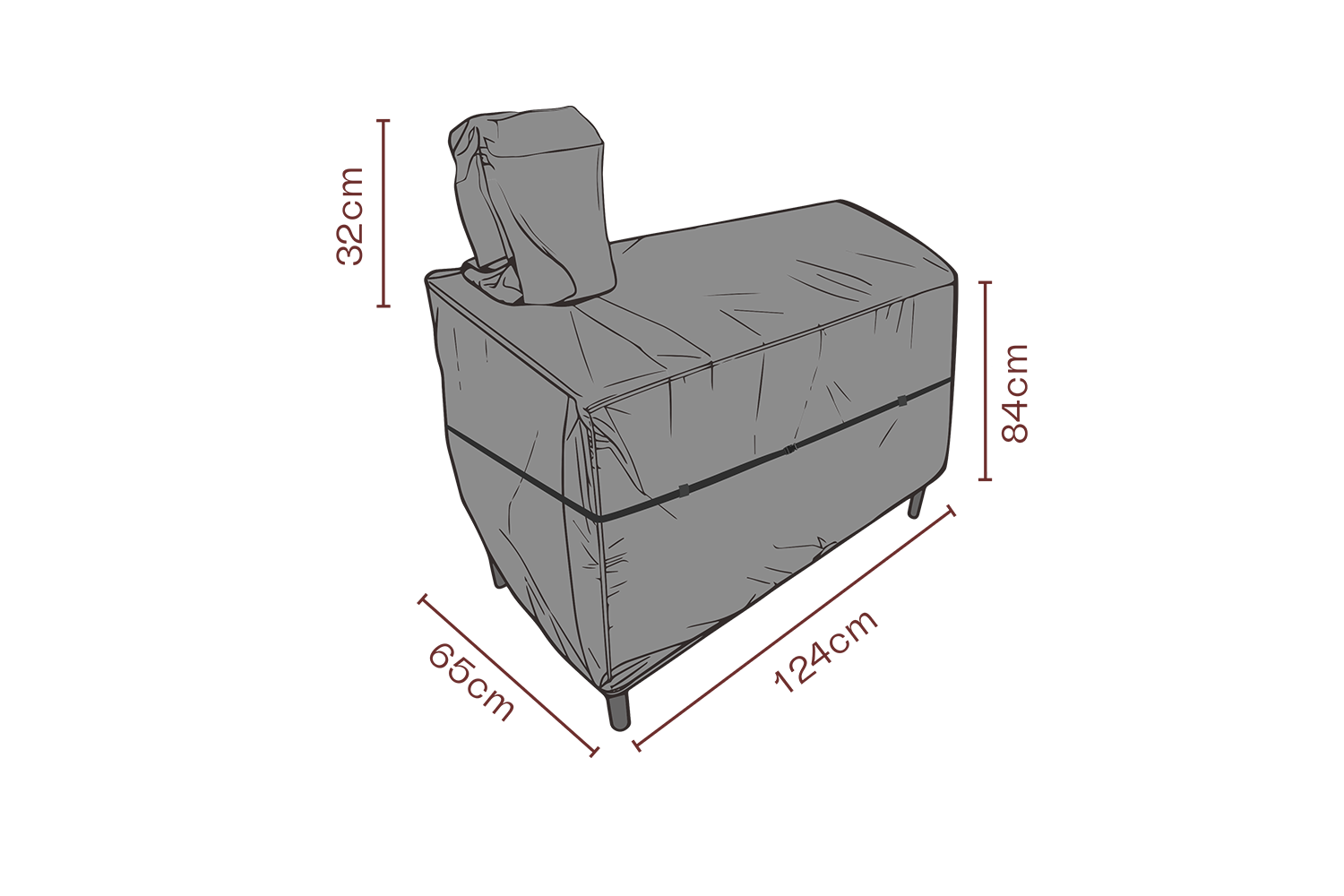 Cover cuisine extérieure Black-Breathable